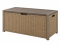 Panca contenitore per esterni - Rattan sintetico - 90cm - Stile moderno