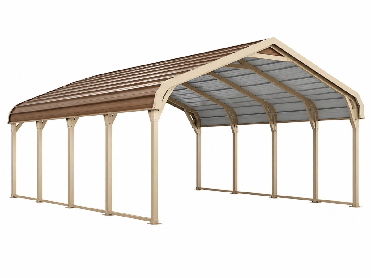 Tettoia da Giardino in Metallo - 400x300x250 cm - Resistente e Funzionale