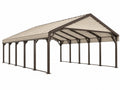 Tettoia per Auto in Metallo - 600x300cm - Struttura Robusta