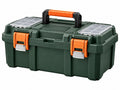 Cassetta degli Attrezzi con Manico - Plastica Verde - Organizzatore Portatile